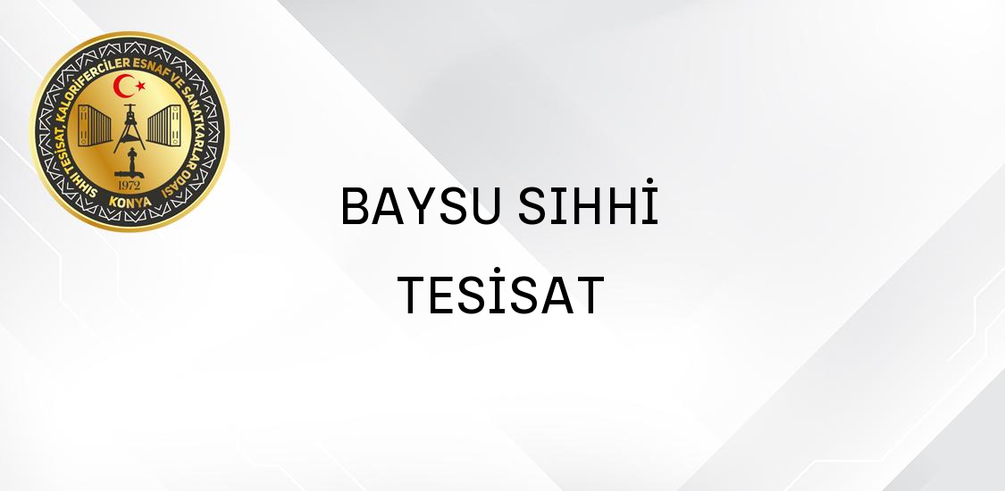 BAYSU SIHHİ TESİSAT